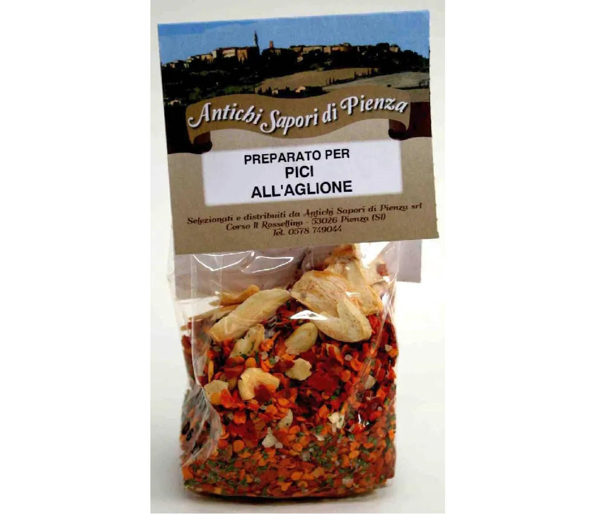 Preparato per Pici all'Aglione