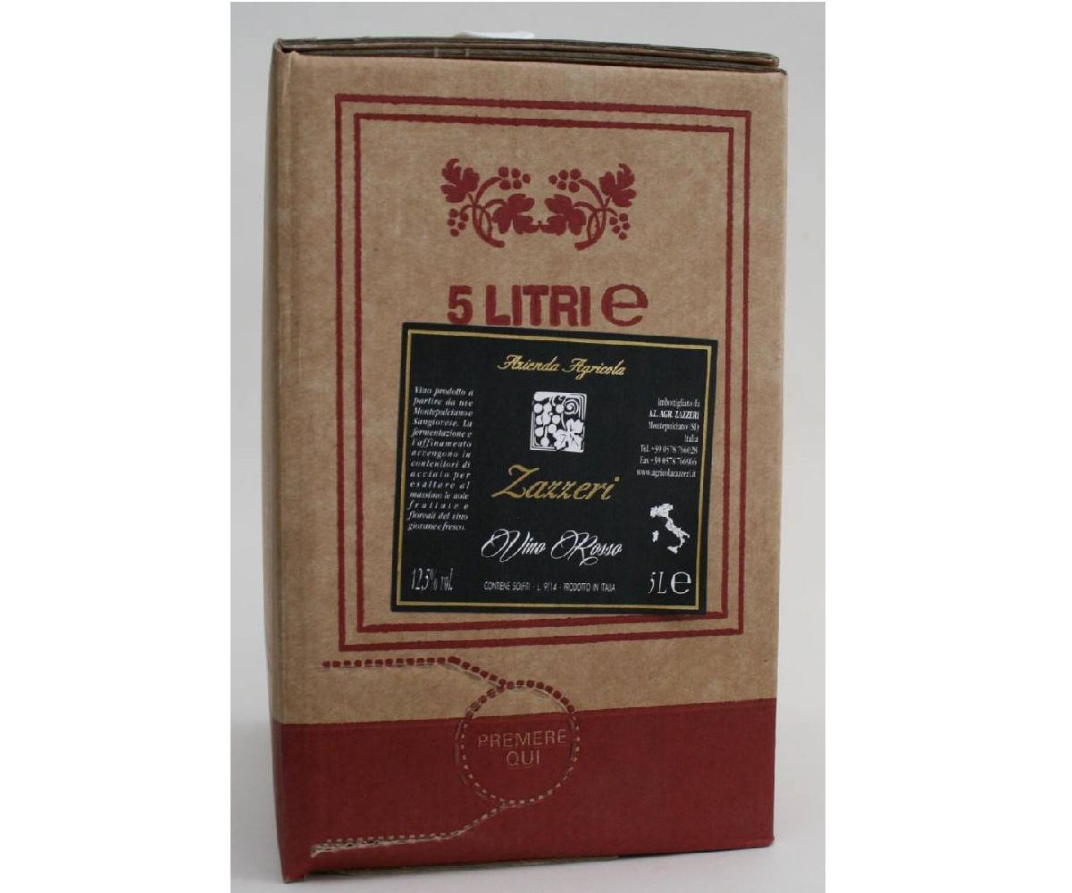 Bag in Box Vino Rosso 