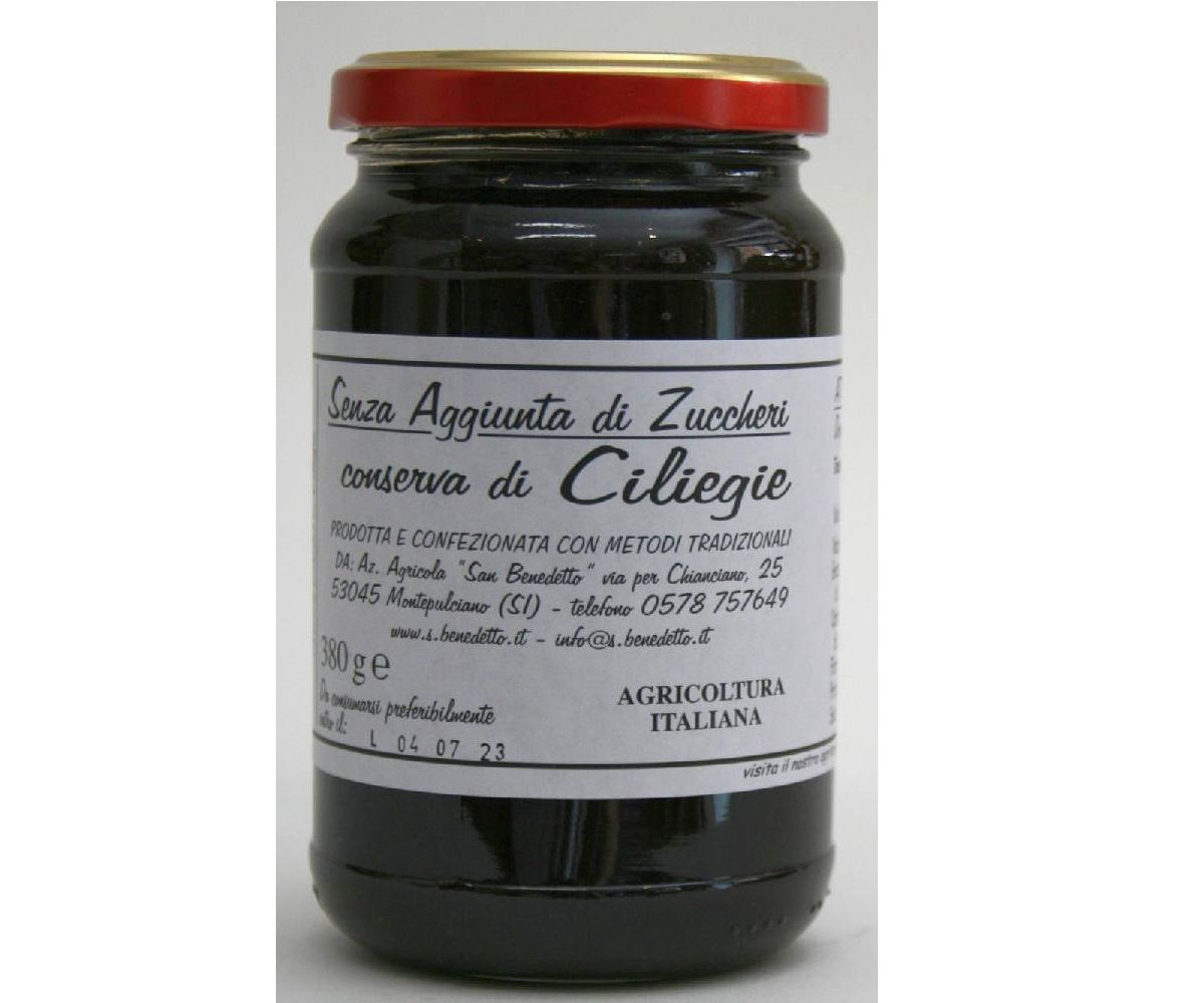 Conserva di Ciliegie (senza zuccheri aggiunti)