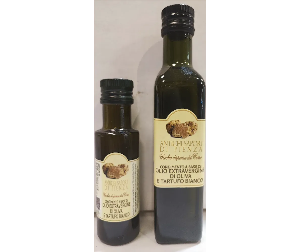 Bottiglia Olio Extra Vergine di Oliva e Tartufo Bianco