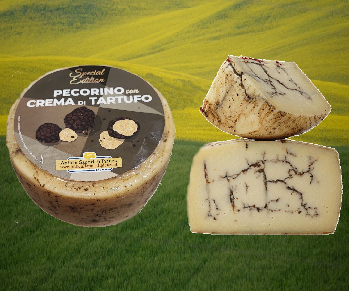 Pecorino di Pienza Stagionato con crema di Tartufo