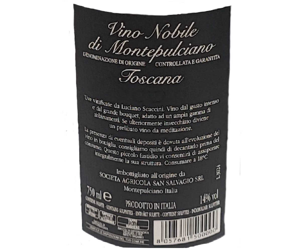 Wine Nobile di Montepulciano San Salvagio