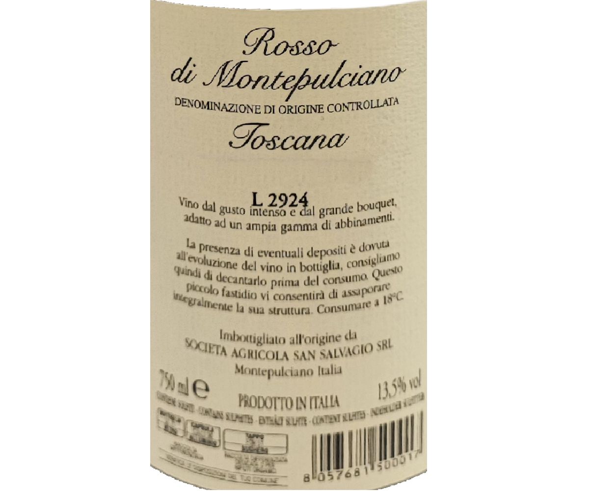 Montepulciano Red Wine San Salvagio